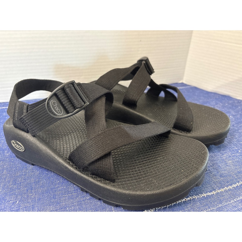 Chaco Z1 Classic Mens Sandals Black Vibram Sole Sport Hiking Water Shoes Size M9